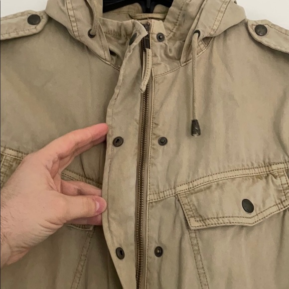 Talula washed stone beige Trooper Utility jacket - Picture 5 of 14